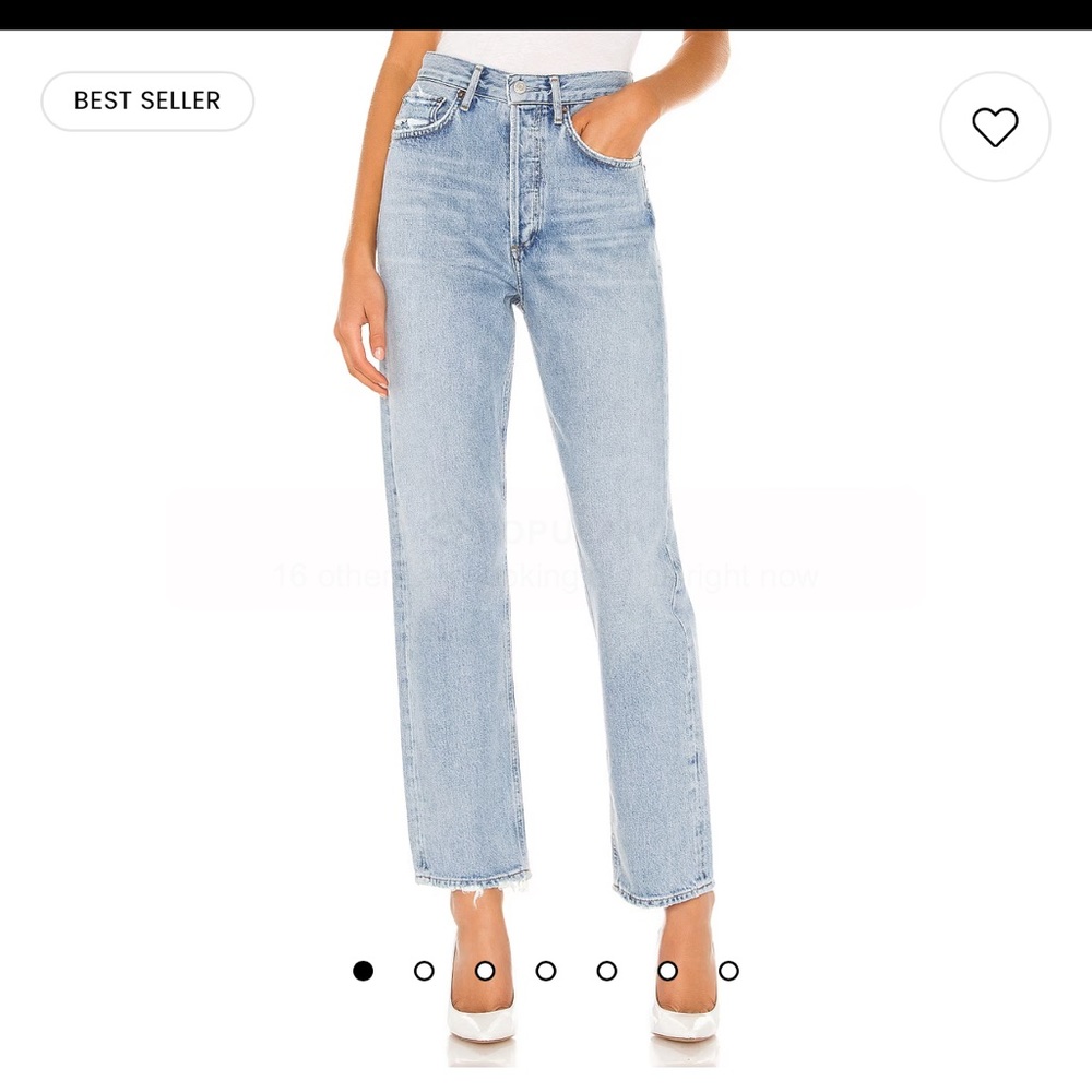 AGOLDE 90's Mid Rise Loose Fit in Snapshot